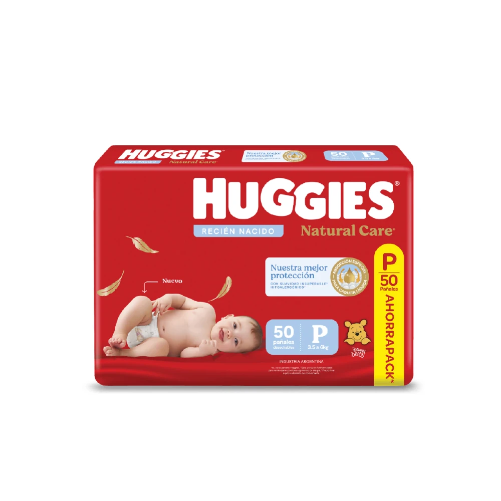 Pañales P Huggies Supreme Care 50 unidades