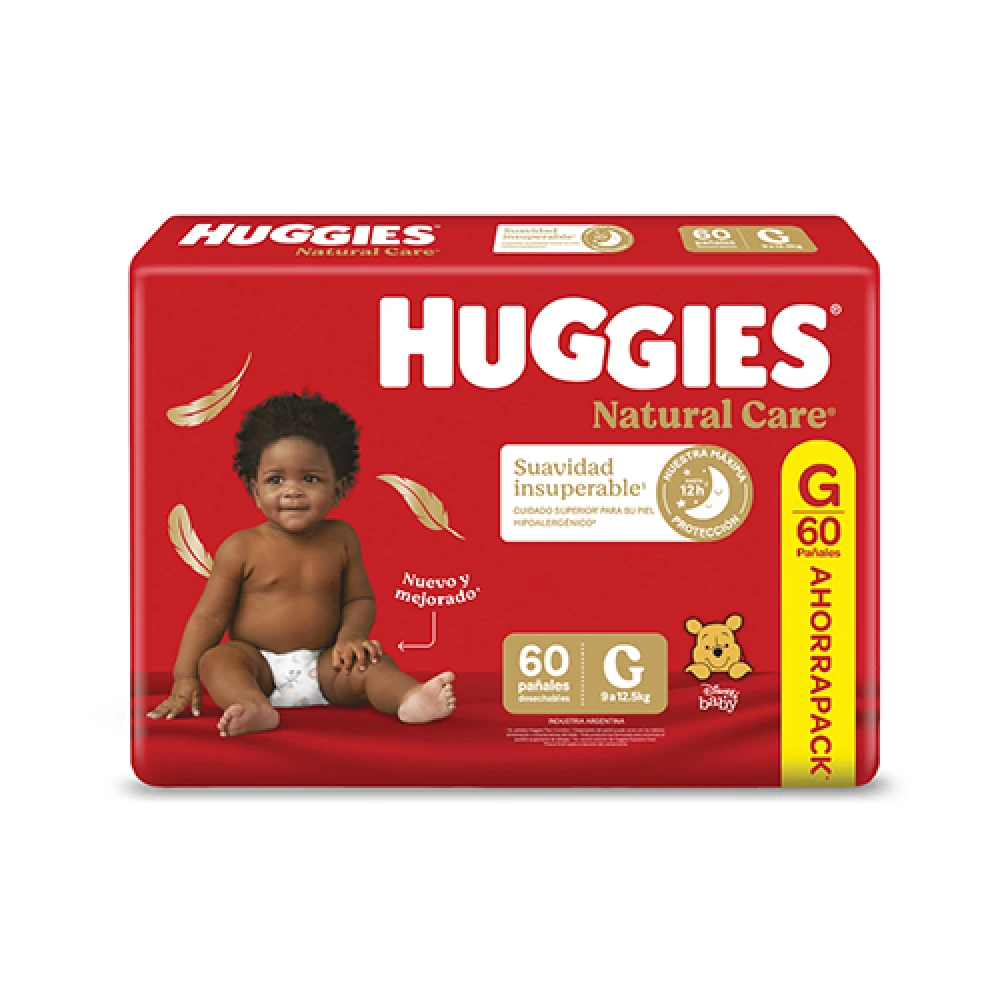 Pañales G Huggies Supreme Care 60 unidades