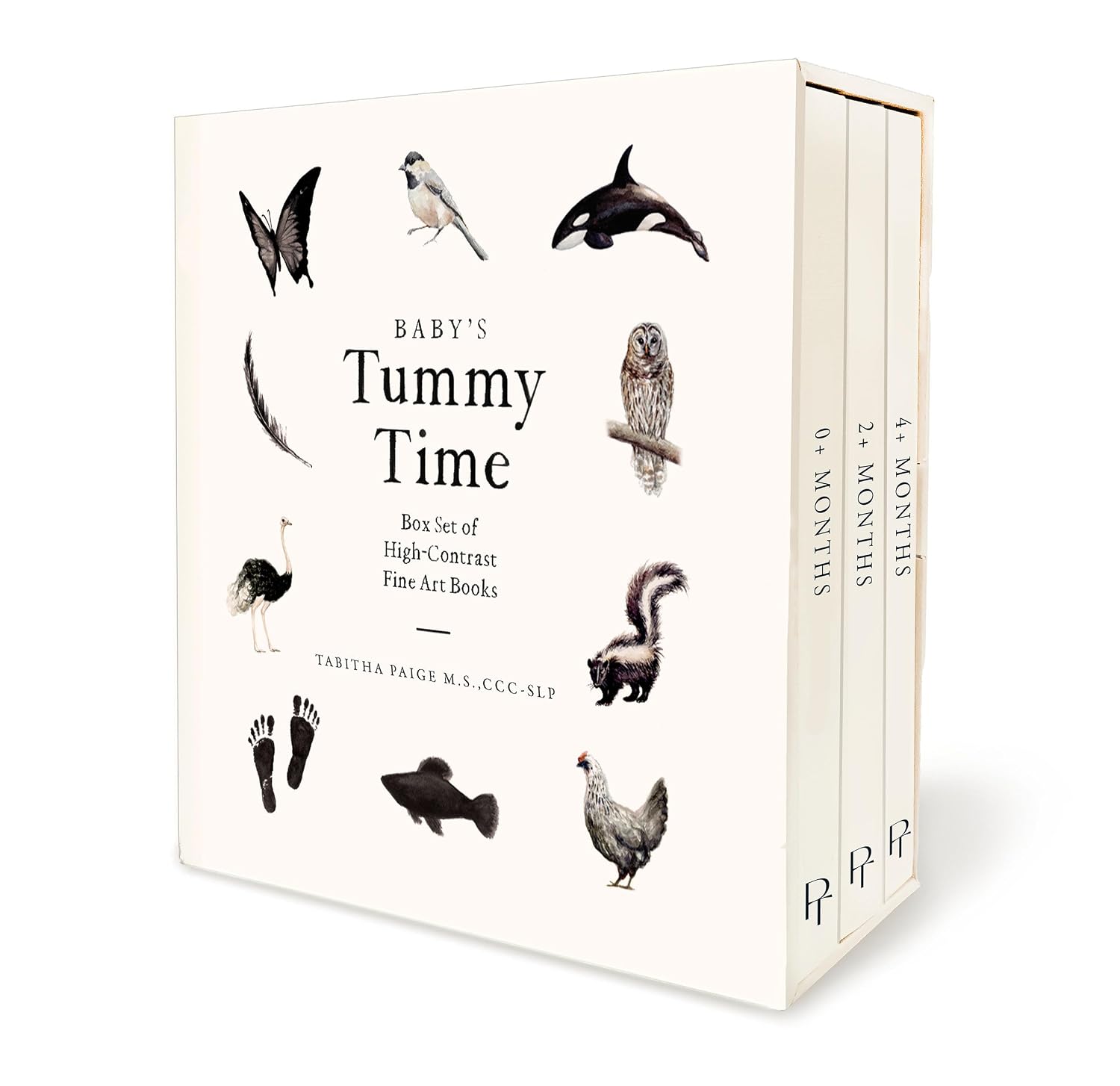 Set de 3 libros de contraste Baby's Tummy Time