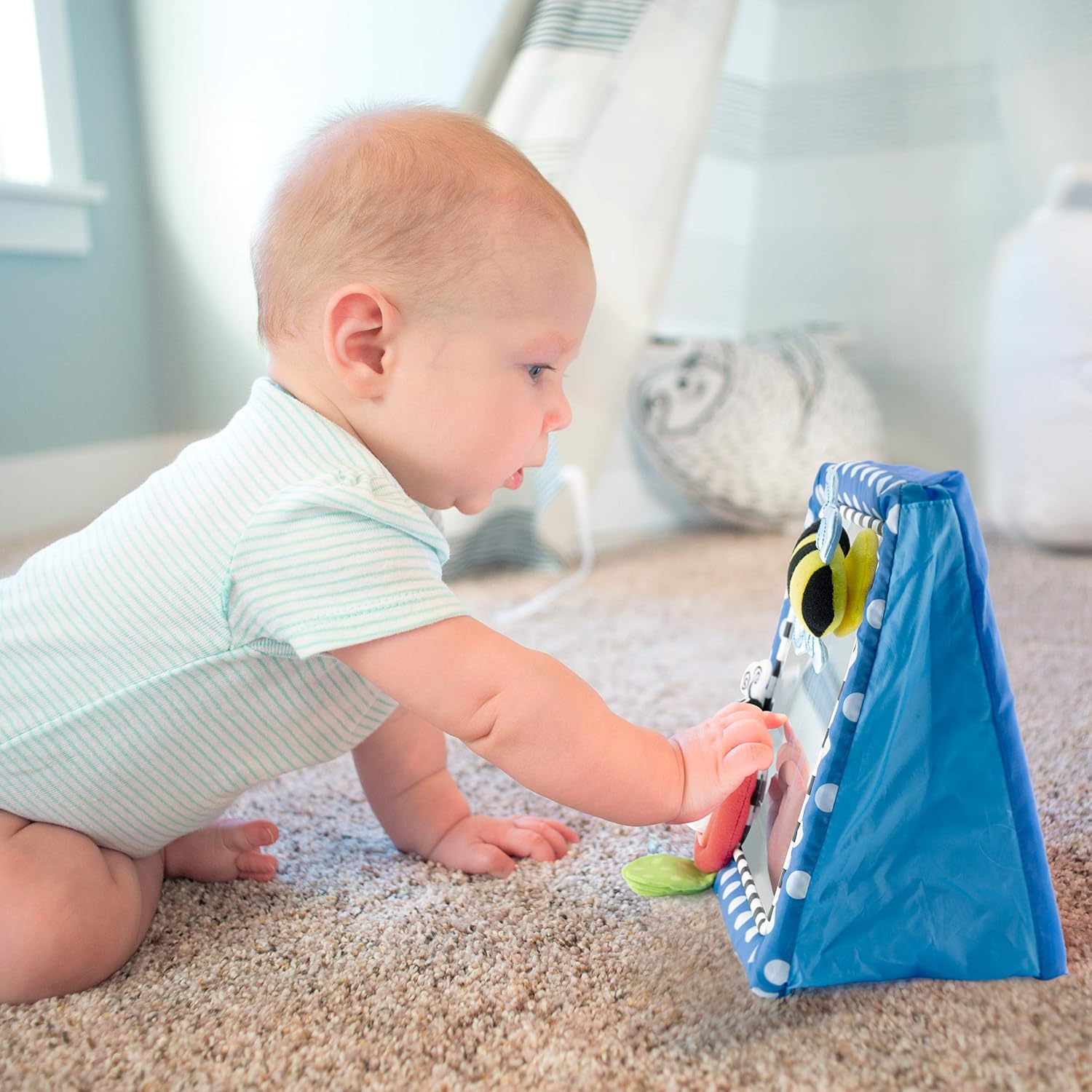Sassy Tummy Time espejo de piso